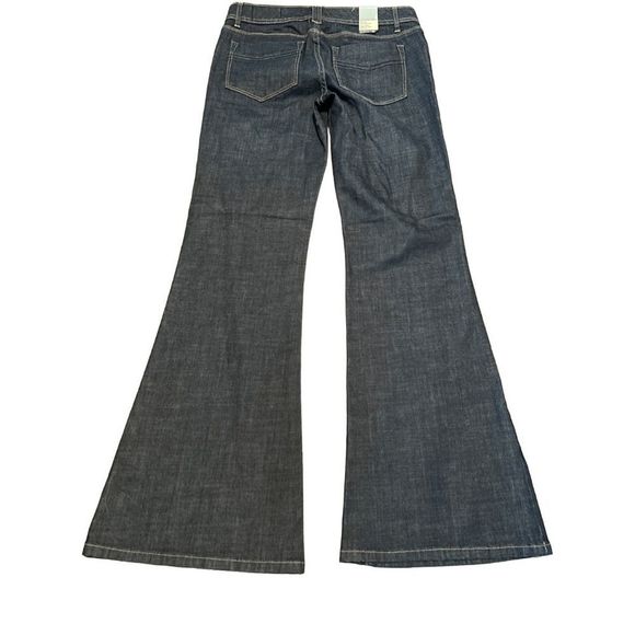 GAP Limited Edition Low Rise Wide Leg  NWT Jeans Dark Wash Size 4 - Picture 2 of 11